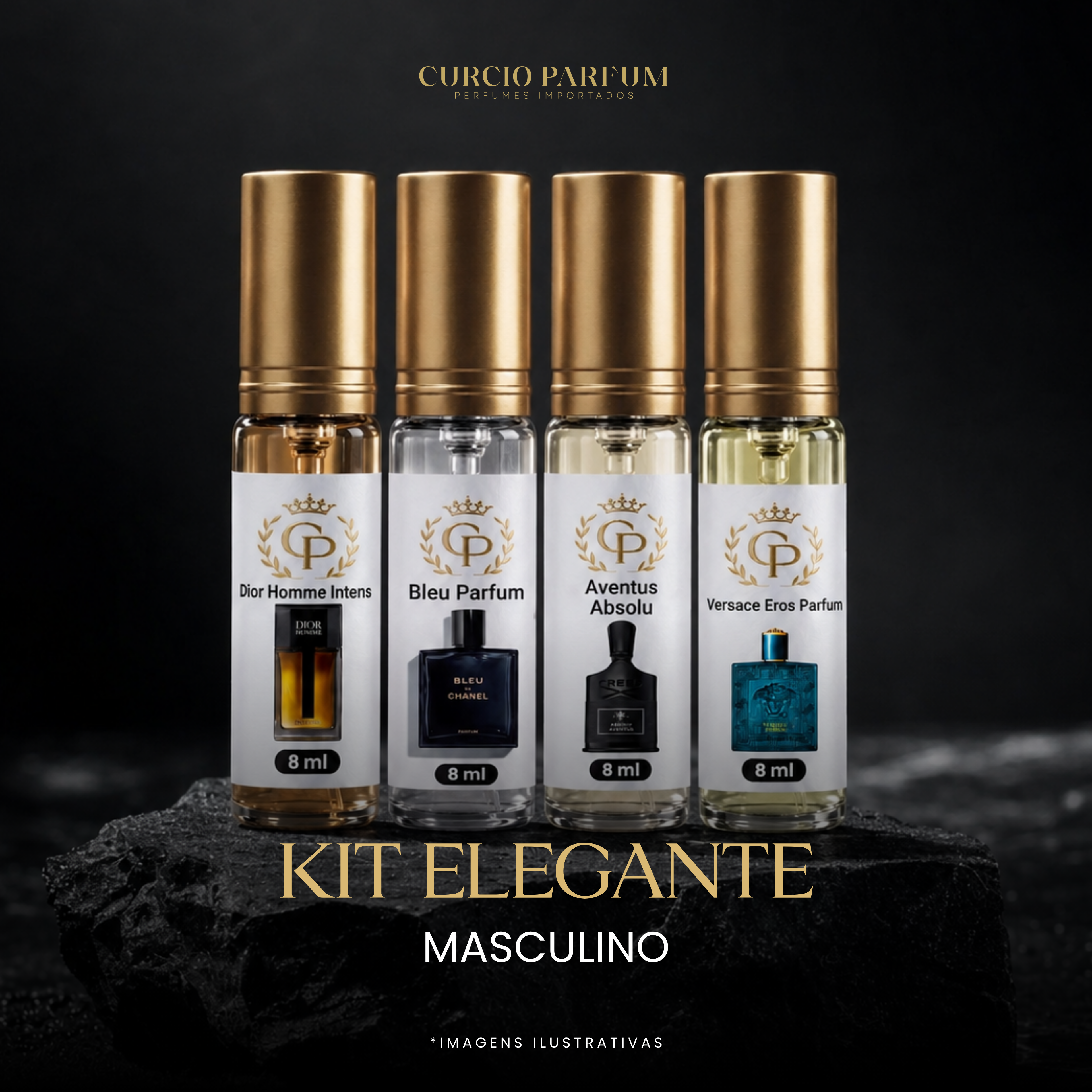 Kit Elegante | Masculino (Decant)