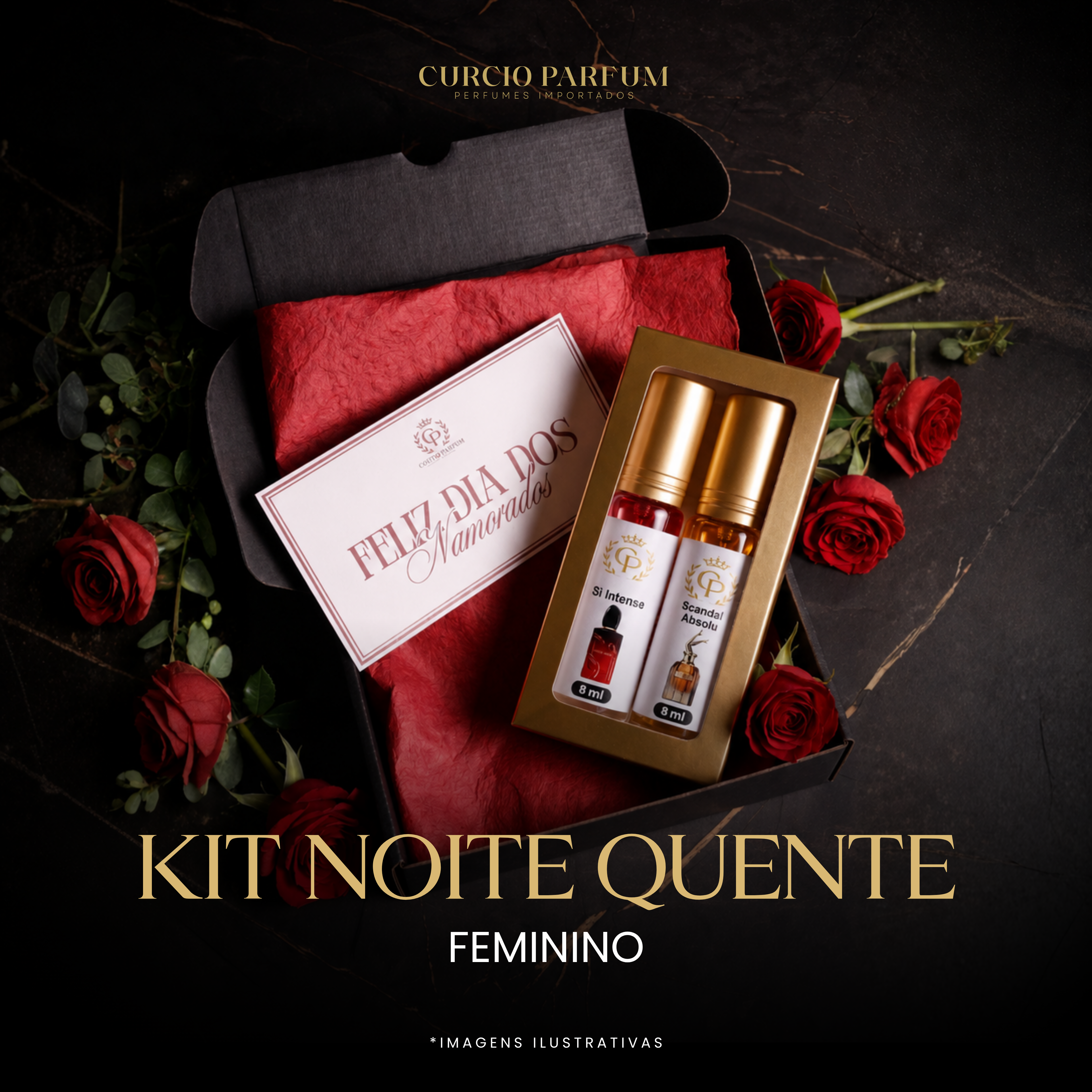 Kit Noite Quente | Feminino (Decant)