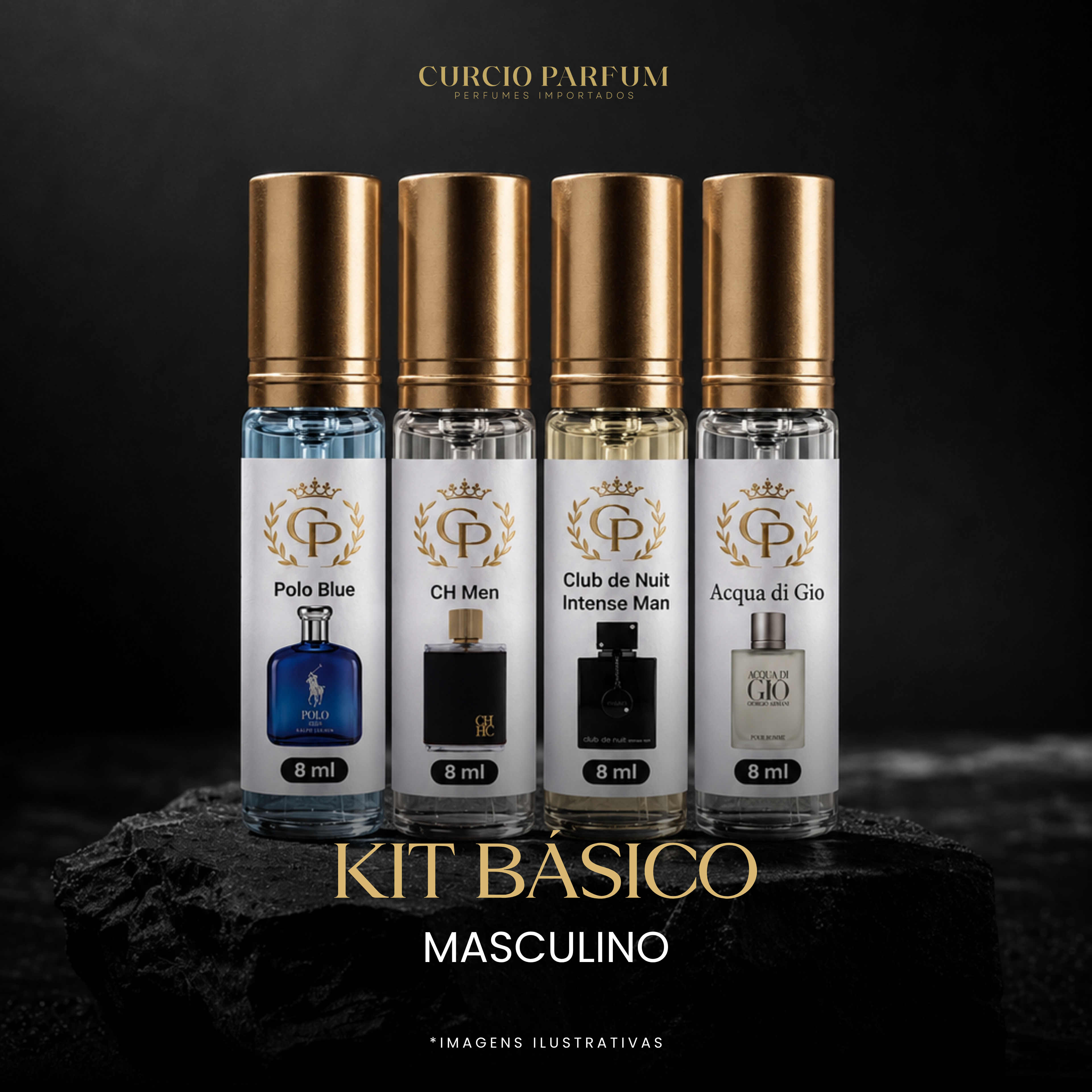 Kit Básico | Masculino (Decant)