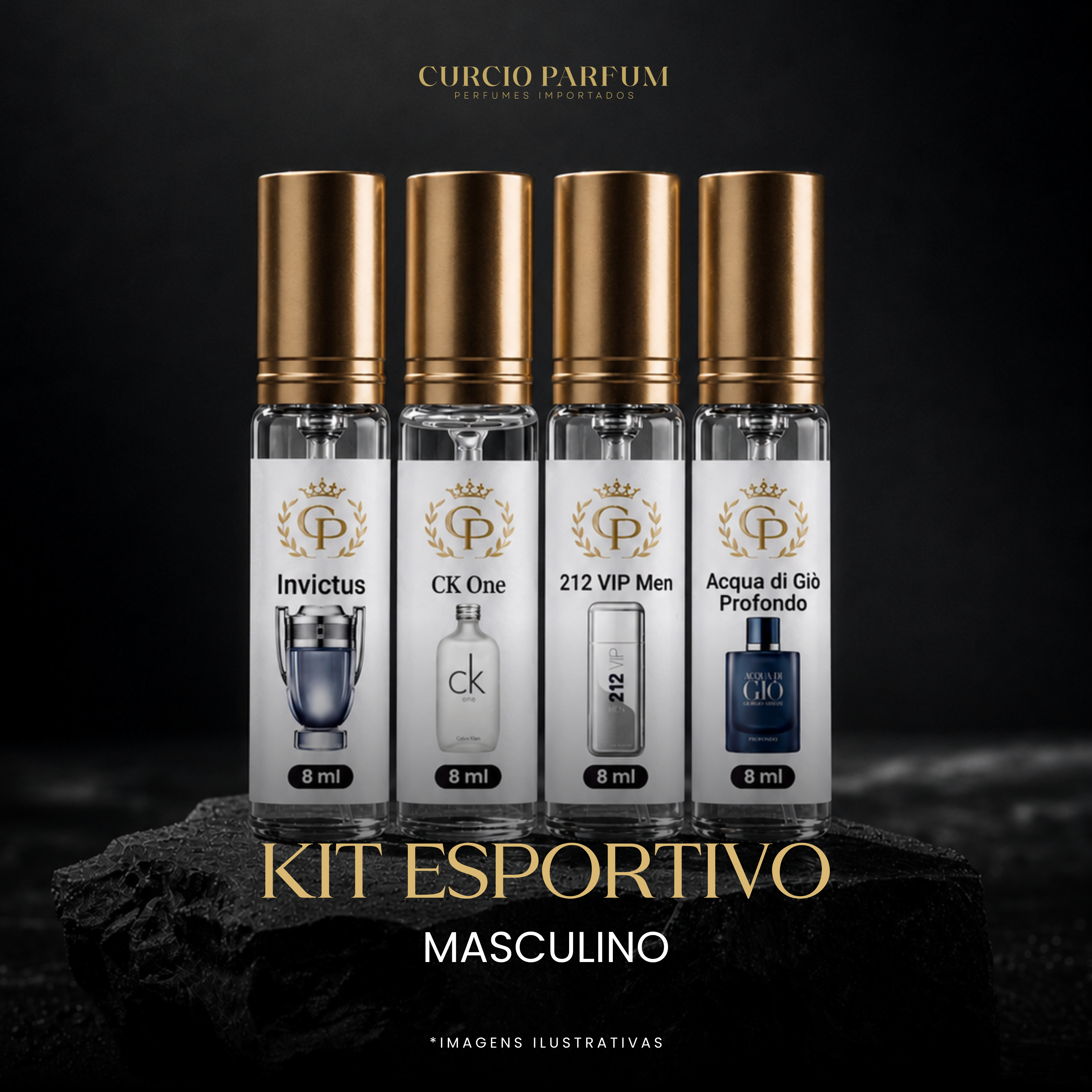 Kit Esportivo | Masculino (Decant)