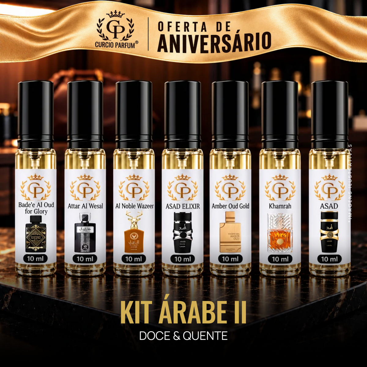 Kit Árabe · Doce & Quente (Decant)