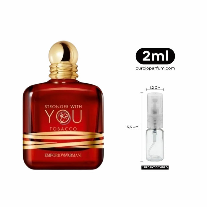 stronger with you tobacco decant already discontinued #fragrance #sad #perfumecollection While Amber and Benzoin add a sensual finish to ground the composition Comprar Decant Stronger With You